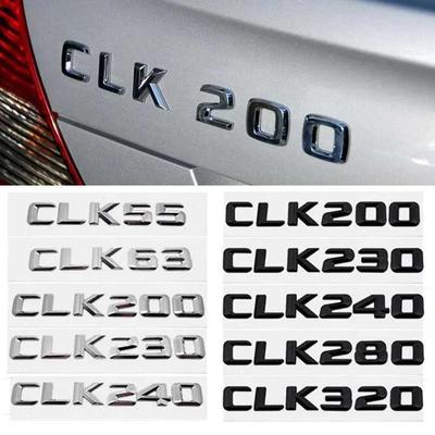 Автомобильная наклейка-эмблема на задний багажник для CLK55 CLK63 CLK200 CLK230 CLK240 CLK280 CLK320 Класс CLK Наклейка на номерной знак автомобиля