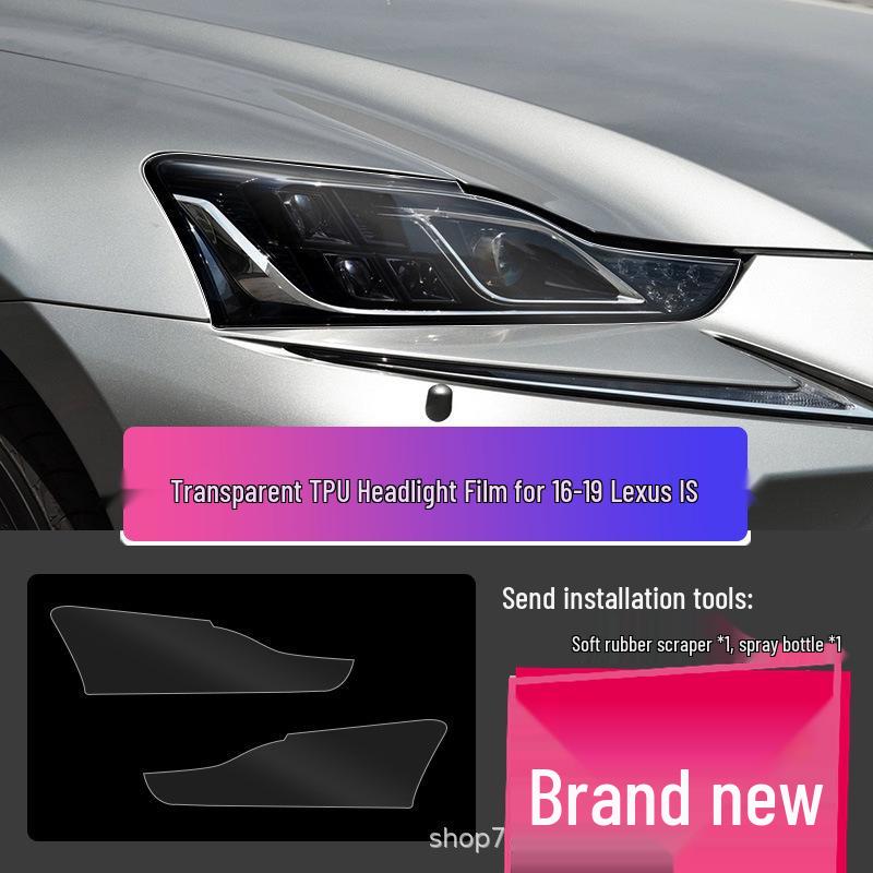 Lexus LX570 Headlight Film – Transparent Smoked Light-Control Protective Film