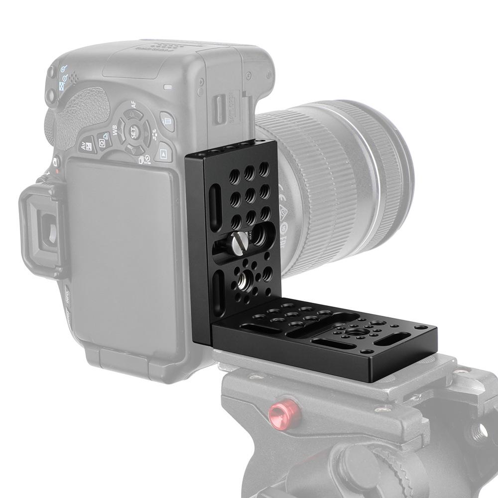 Universal L-Shaped Quick Release Plate for DSLR/Mirrorless Camera Tripod - Vertical Shooting Stabilizer (3920)