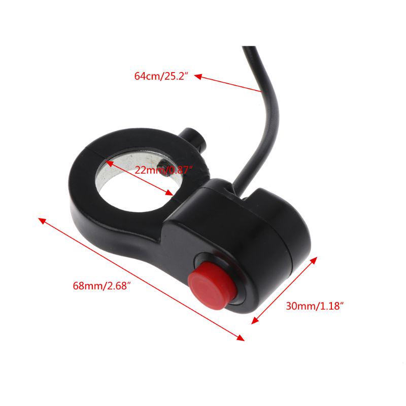 22 мм 7/8" мотоциклетный руль руля руля кнопка подключения динамика Equip