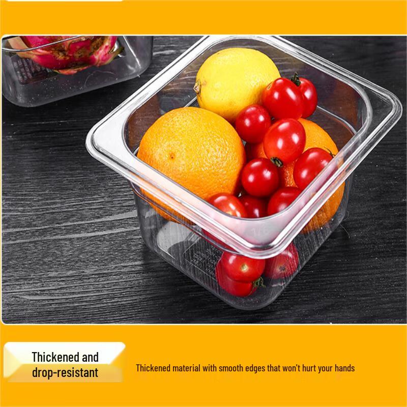 Qianxing Acrylic Transparent Food Display Case with Flip Lids