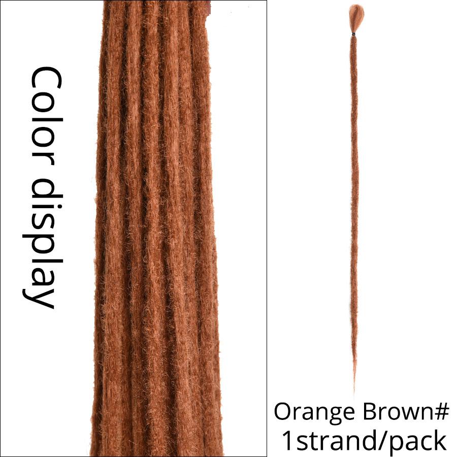 100% дреды ручной работы, наращивание, модные волосы в стиле регги, 20 дюймов, мягкие вязаные крючком дреды, косички, цвет омбре, 5 шт./лот