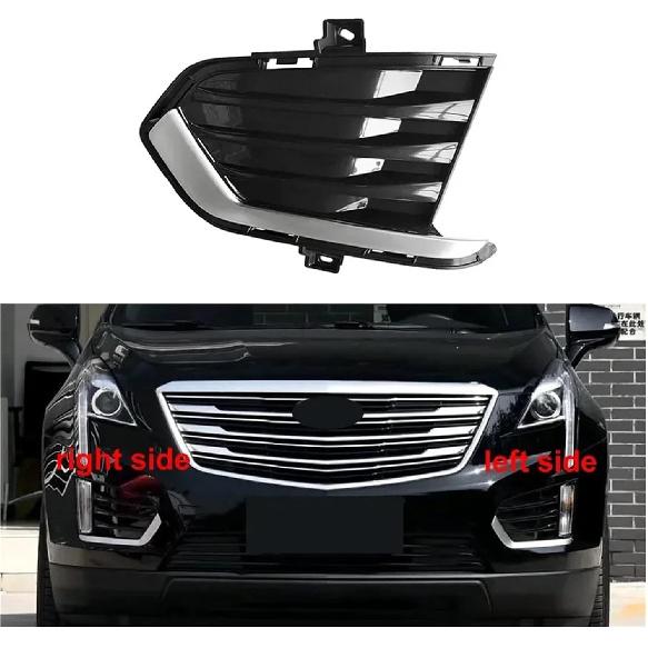 Совместимо с Cadillac XT5 2016 2017 2018 2019 2020 2021 Рамка противотуманной фары Корпус противотуманного света Декоративная крышка решетки переднего бампера(Правая сторона)