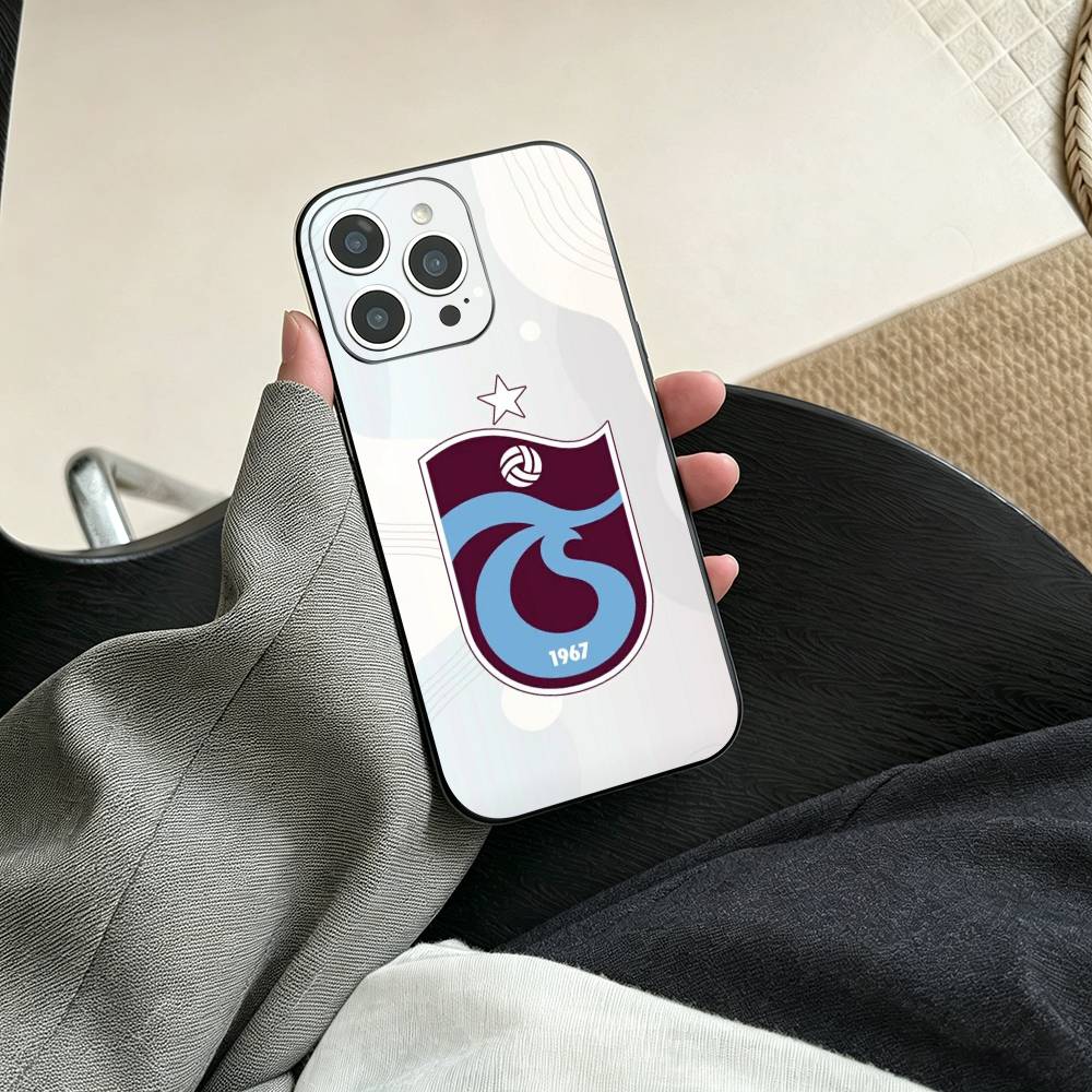Чехол для телефона Trabzonspor для iPhone 17, 16, 15, 14, 13, 12, 11 Plus, Pro Max, Другие Мягкий Черный Чехол