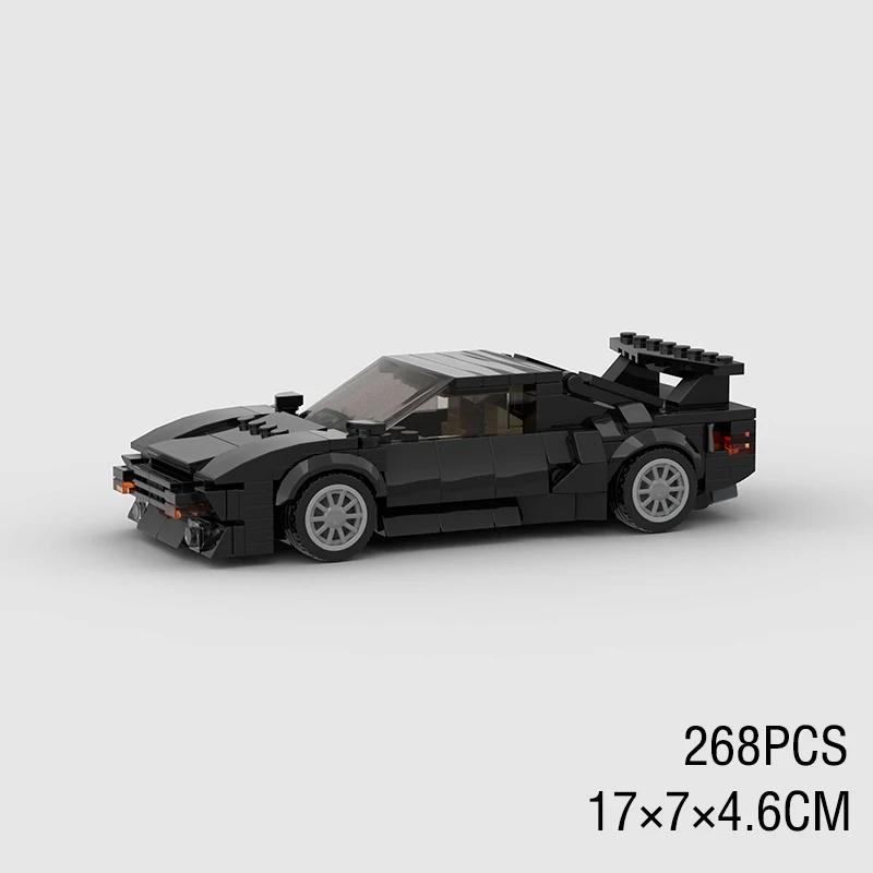 MOC Скорость Супер Гоночный Автомобиль F40 RS6 Городская Спортивная Модель Строительные Блоки Классическое Ралли Старый Гоночный Автомобиль Кирпичи Технические детские игрушки