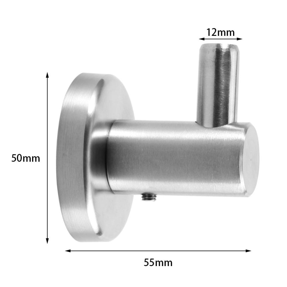 304 Stainless Steel Clothes Hook Wall Mounted Robe Hook Towel Hook  Bathroom Kitchen Entryway