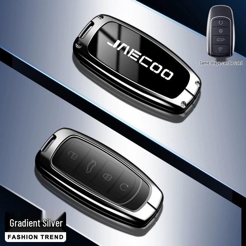 Genuine Leather Key Cover for Chery Omoda, Jaecoo7, and Oumengda C7 (2025 Overseas Versions)