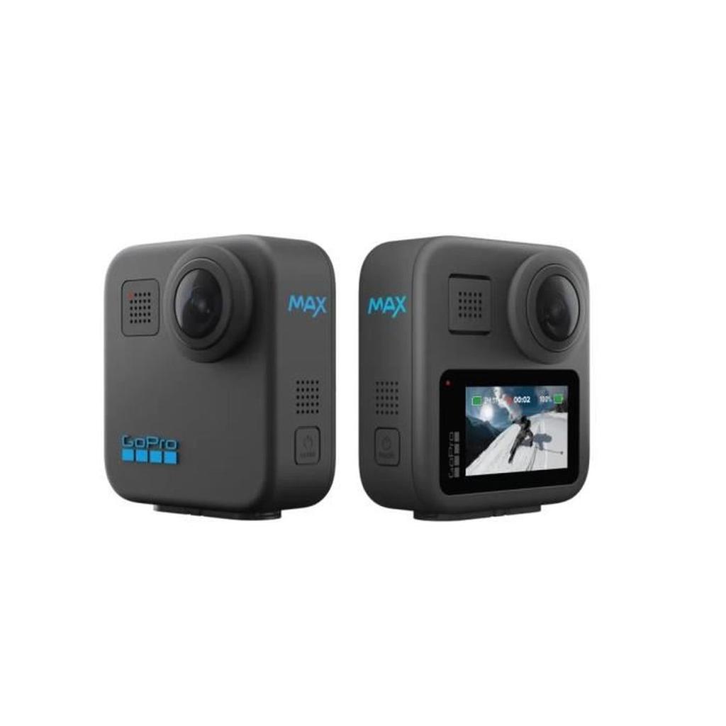 GoPro Max - Caméra d'action numérique 360 ??étanche avec stabilisation, écran tactile et commande vocale incassables - Streaming HD