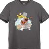 Rock Bear Guitar T Shirt Cartoon Animal Funny Band Concert Music Tee