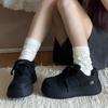 Черные увеличивающие платформу туфли в стиле Майяра, весенние новинки, спортивные, ретро, немецкие тренировочные board shoes