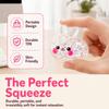 Slow Resilience Rabbit Squeezable Toy Glitter Stress Relief Sensory Ball  For Stress Anxiety Relief