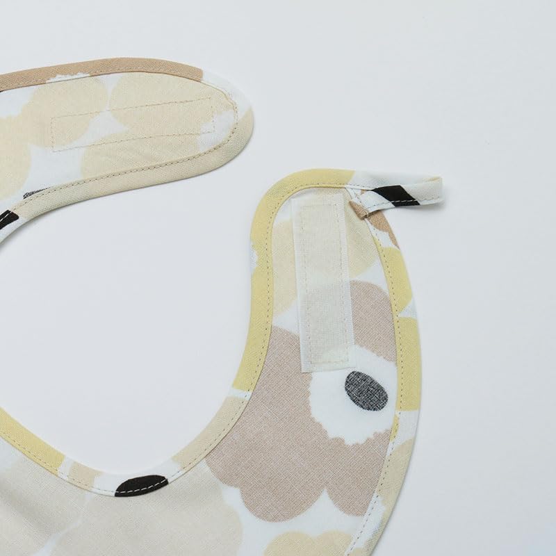 Marimekko Mini Unikko Japan Cream x Beige Bib, Exclusive, (50)