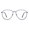 LENSKART BLU | Zero Power Cut Computer Glasses | Anti Glare, Lightweight | UV Protection Specs | Men & Women | Large | LB E17497