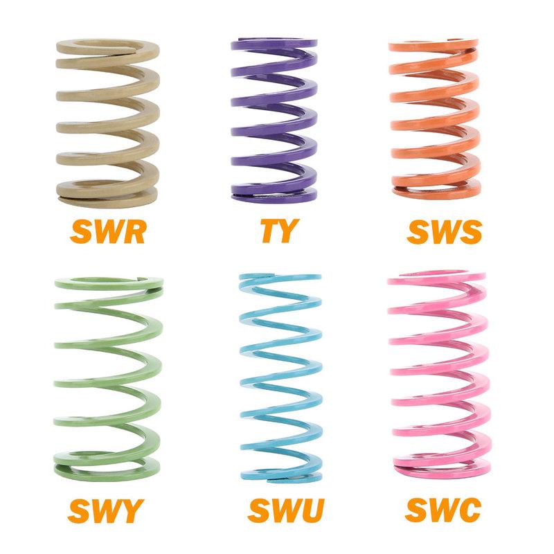10PCS Light Load Spring Extra Long Stroke Spring Precision Rectangular Wire Compression Die Spring Super High Deflection Coil Spring
