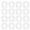 20pcs Washable Tummy Liners For Sweat - Rash Under Belly Sweat Liner Perspiration Absorber Pads Disposable Belly Band For Skin 28.69 X 4.52 Inch White