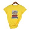 Женские футболки с принтом "Спящий кот и книга" Harajuku Летние с коротким рукавом Streetwear Tumblr Женские
