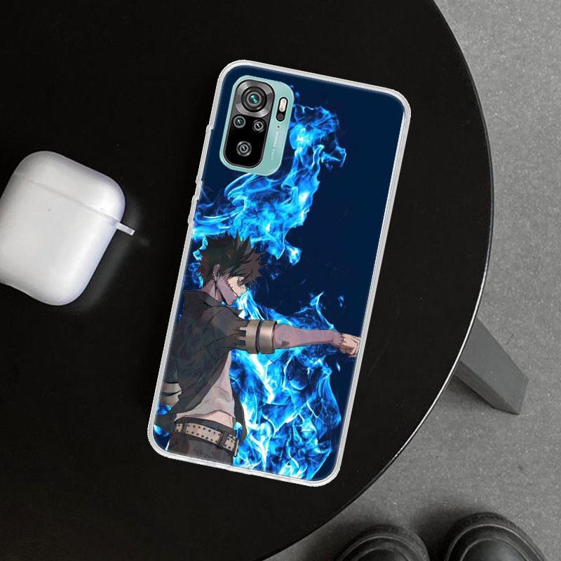 Чехол для телефона MHA Dabi Bnha для Xiaomi Redmi Note 15 14 13 12 11 Pro Plus 14S 12S 11S 11T 11E 10S 10 Индивидуальные Fundas Redmi