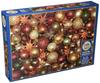 500-Piece Cobble Hill Jigsaw Puzzle Christmas Balls 85012
