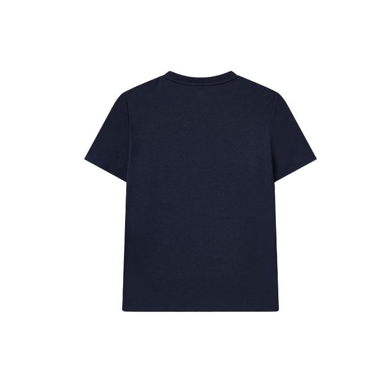 FILA Athletics T Shirts Men's Royal Blue Crew Neck Moderate Straight Fit A11M121103FNV