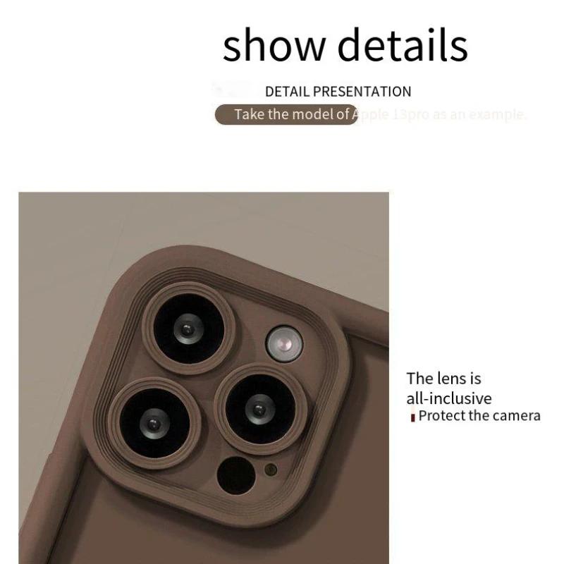 Силиконовый чехол для iPhone 16 15 14 13 12 11 Pro XS Max Mini XR X 8 7 6 6S Plus SE 2020 Мягкий объектив камеры с защитной крышкой экрана