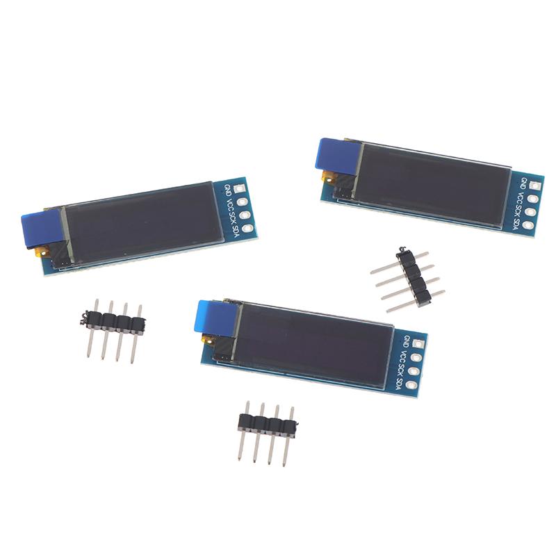 0,91-дюймовый OLED-модуль Белый/Синий/Желтый OLED 128X32 OLED ЖК-светодиодный дисплей 0,91" 4-контактный Монохромный IIC-интерфейс
