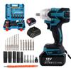 Brushless Electric Impact Wrench with Lithium Battery for Car Repair & Carpentry