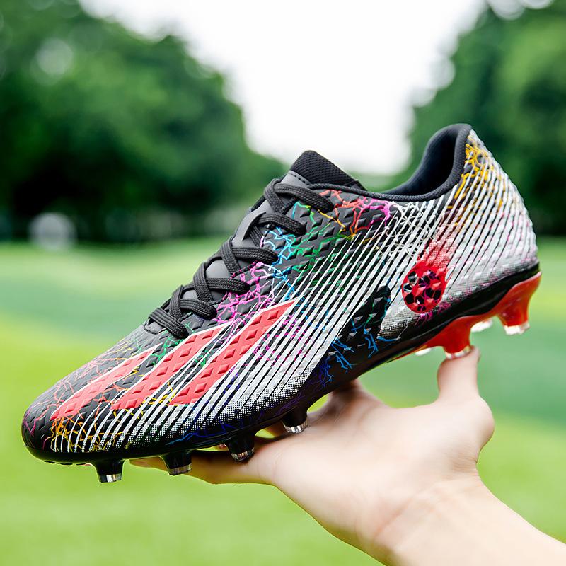 Детские футбольные бутсы большого размера с низким верхом, для мальчиков и девочек, с шипами и длинными шипами