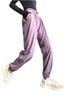 VEROMAN Jogger Yoga Loose Size Women's Pants, Pants, Sportswear, Fit, Ppi-pag020 (Purple, S)
