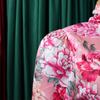 YYFS Женские модные повседневные костюмы с цветочным принтом и длинными рукавами на осень-зиму