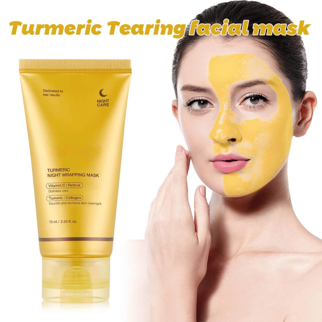 Ночная отшелушивающая маска питает тусклую и неровную кожу с помощью гидролизованного коллагена, делая ее сияющей и эластичной.