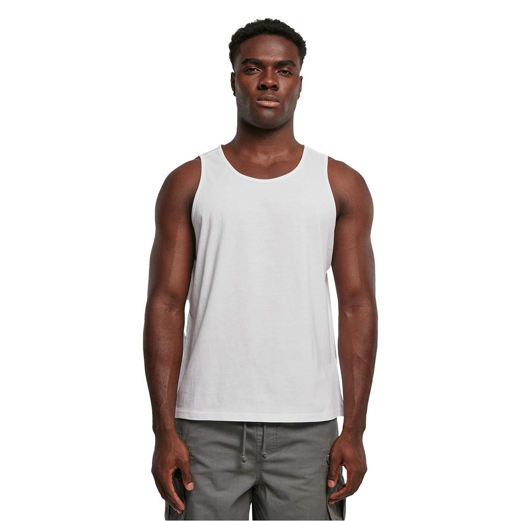 Build Your Brand Mens Plain Tank Top