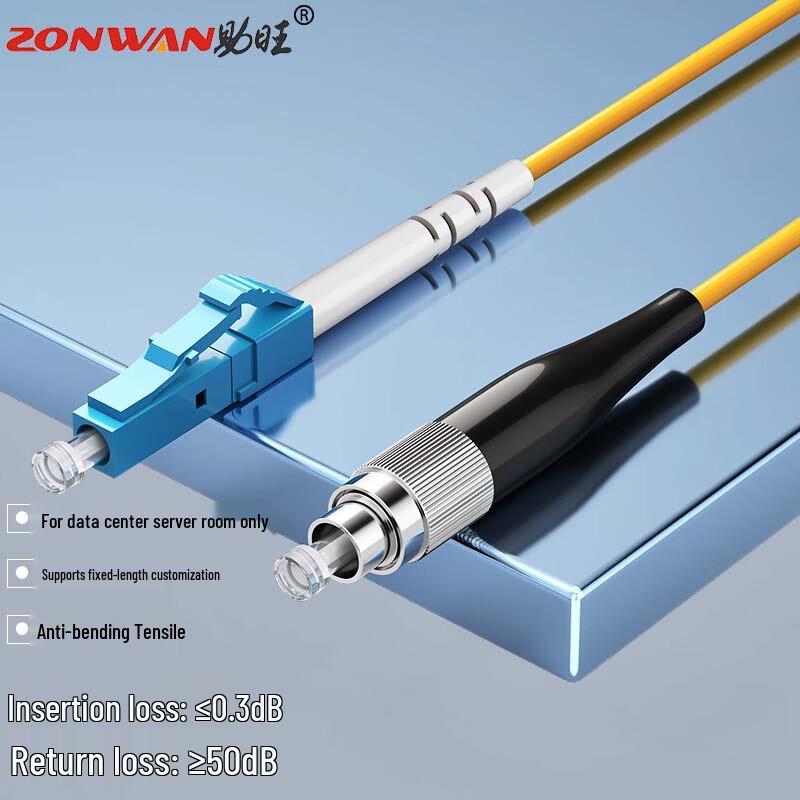 ZONWAN Single-Mode Fiber Optic Patch Cable