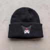 Cute Cat Embroidery Knit Beanie Cartoon Character Winter Warm Couple Hat