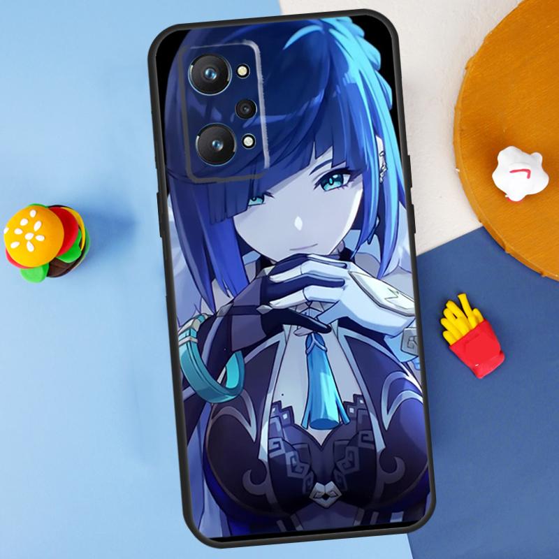 Yelan Genshin Impact Для Realme GT Neo 5 3 2 C55 C35 C33 C31 C30 C25 C21Y C15 C11 Realme 8 9 10 11 Pro Plus Чехол
