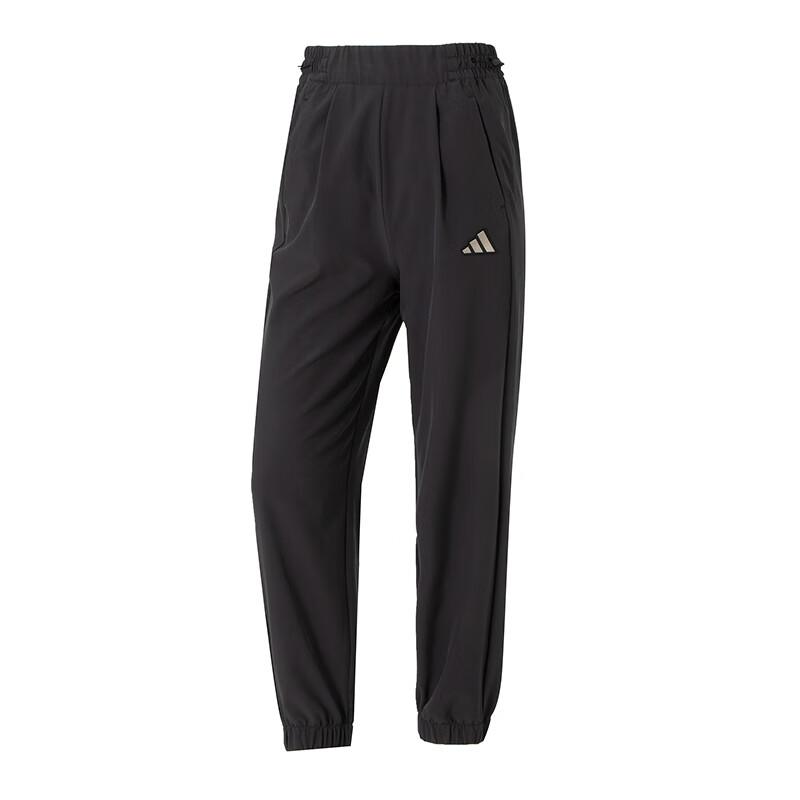 Adidas Outdoor Fashion Logo Breathable Casual Pants Women Bottoms Black JM8777