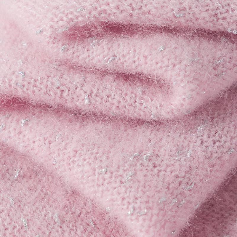 Broadcast Relaxed V-Neck Long-Sleeve Knit Sweater