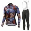 Tour De Men Women's Long-sleeved Bicycle Riding Clothes Outdoor Mountain Road Equipment Factory