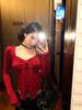Women's V-Neck Slim-Fit Long-Sleeve Plush T-Shirt for Autumn/Winter