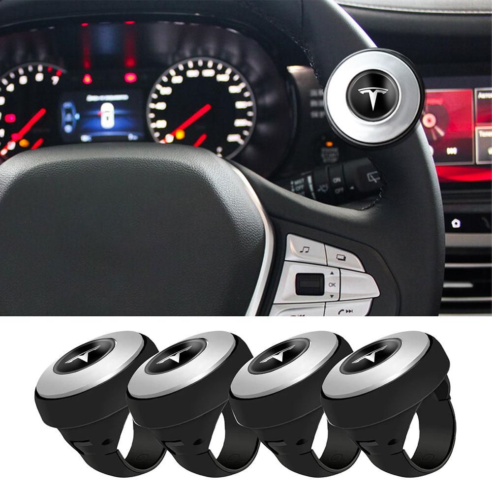 TKVLN1 360 Degree Rotation Metal Bearing Power Handle Steering Wheel Booster For Tesla Cybertruck Juguete SpaceX Model 3 Y S X Roadster