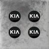 COZN3 4Pcs Car Tire Wheel Hub Center Cover Badge Sticker For Kia Sportage Carnival Seltos Sorento Rio Borrego Ceed Forte K3 K5 EV3 EV6