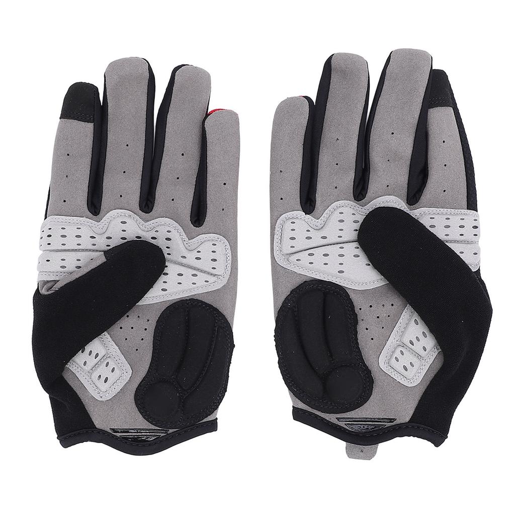 1 пара перчаток для велоспорта, противоскользящие, амортизирующие, легкие, с полным пальцем, для езды на сенсорном экране