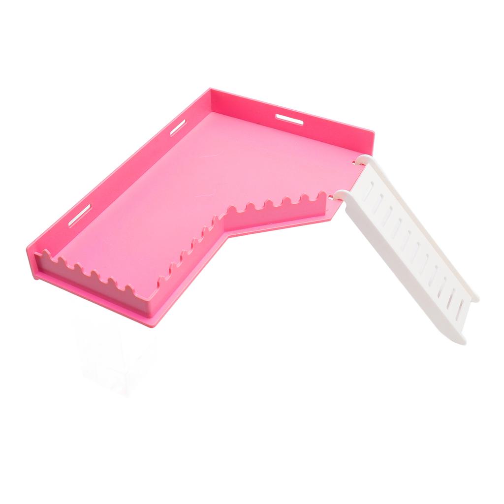 Платформа для хомяка, безопасная игрушка для упражнений, пластиковая платформа для стояния хомяка с лестницей для морской свинки