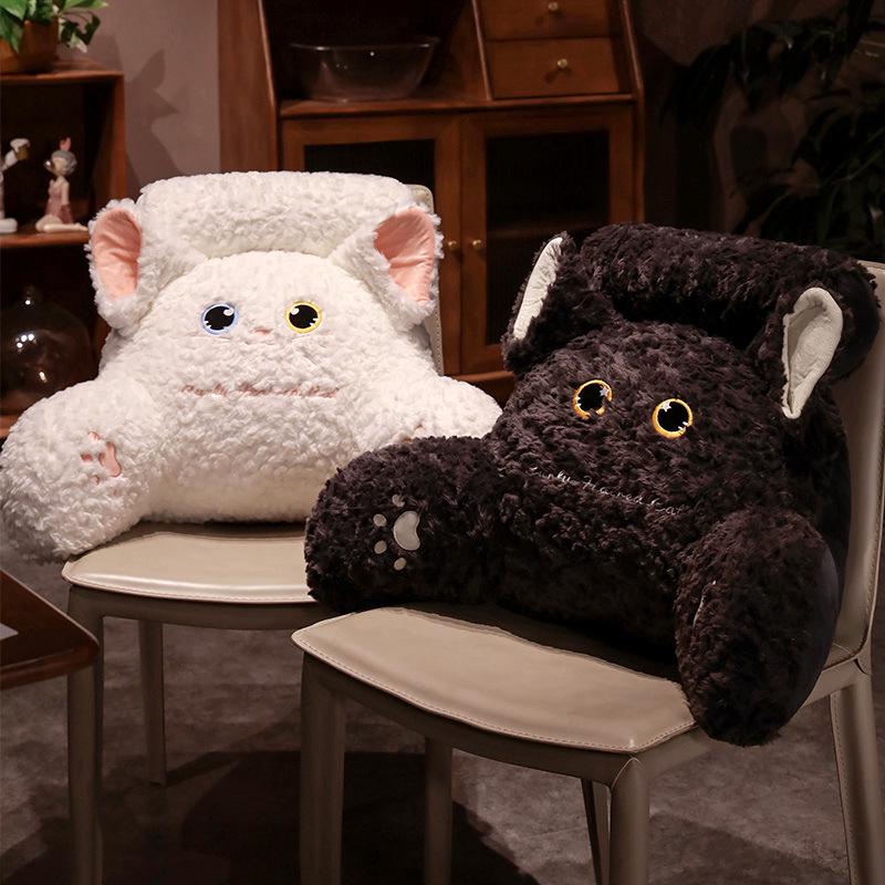 Мягкая прикроватная подушка: Большая подушка для поддержки спины для кровати или дивана — идеально подходит для общежития и отдыха с телефоном