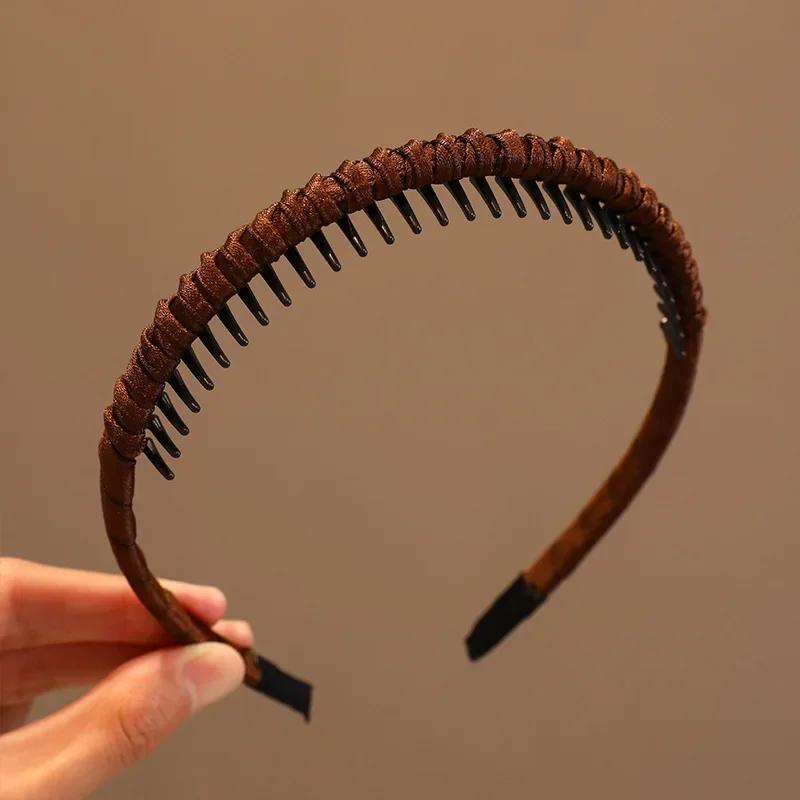 Заколка для волос для девочек, модная тканевая повязка на голову, простая детская повязка на голову для девочек, симпатичные акриловые аксессуары для волос