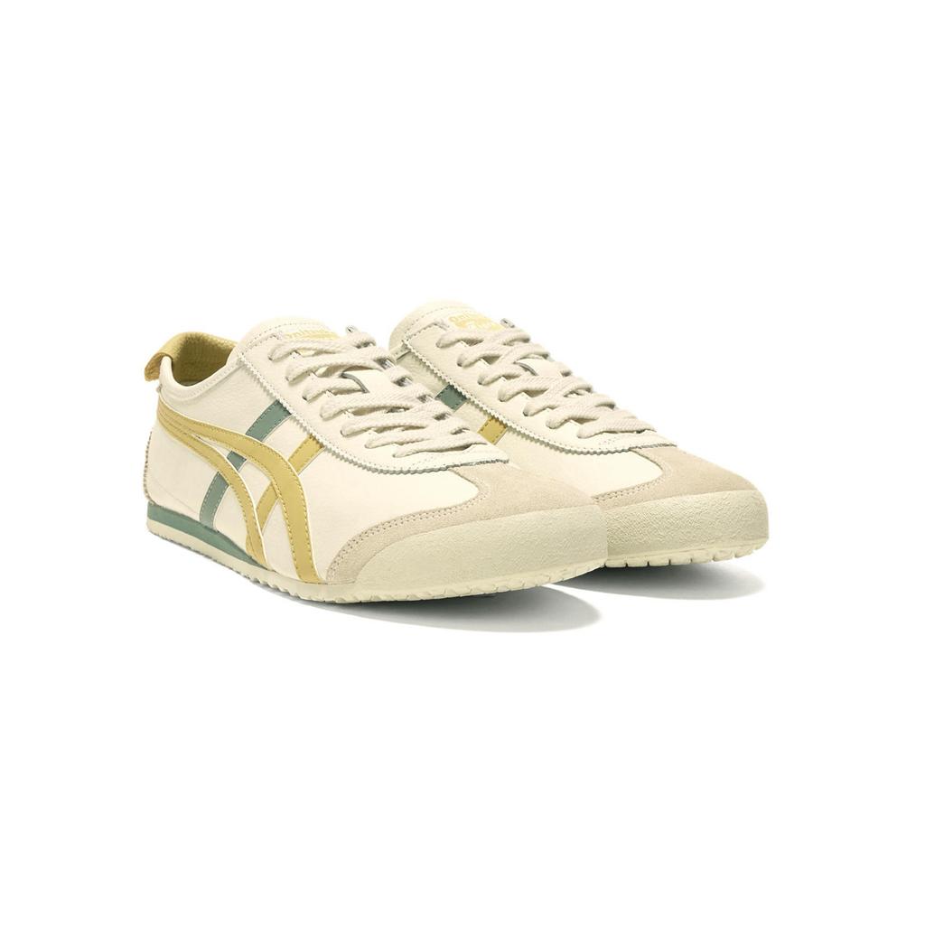 ONITSUKA TIGER Кроссовки унисекс Mexico 66 кремовые с минерально-коричневыми полосками 1183A201-120