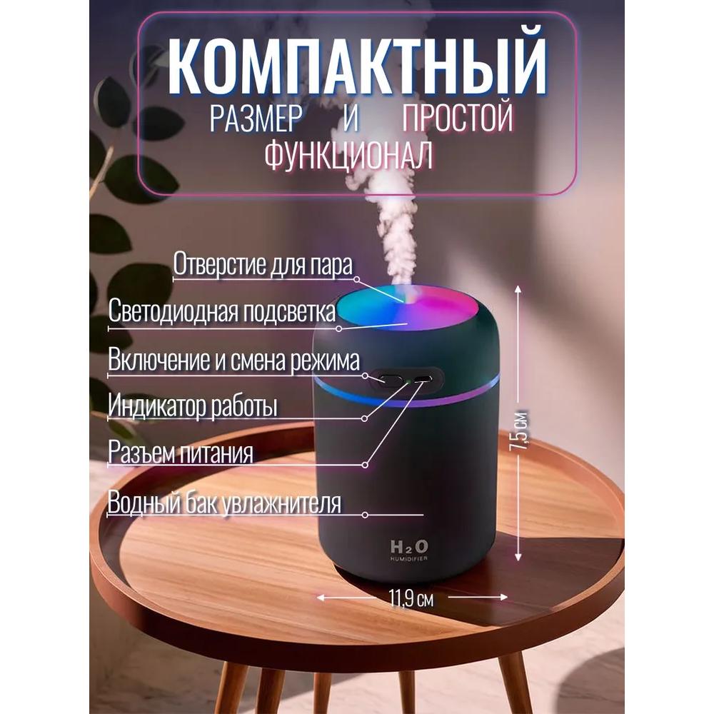 Увлажнитель воздуха H2O, серый
