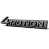 TCFJN1 Glossy Black 4MOTION Trunk Badge Emblem Compatible with Select VW Models Like Tiguan Touareg Golf Passat - Rear Lid Sticker
