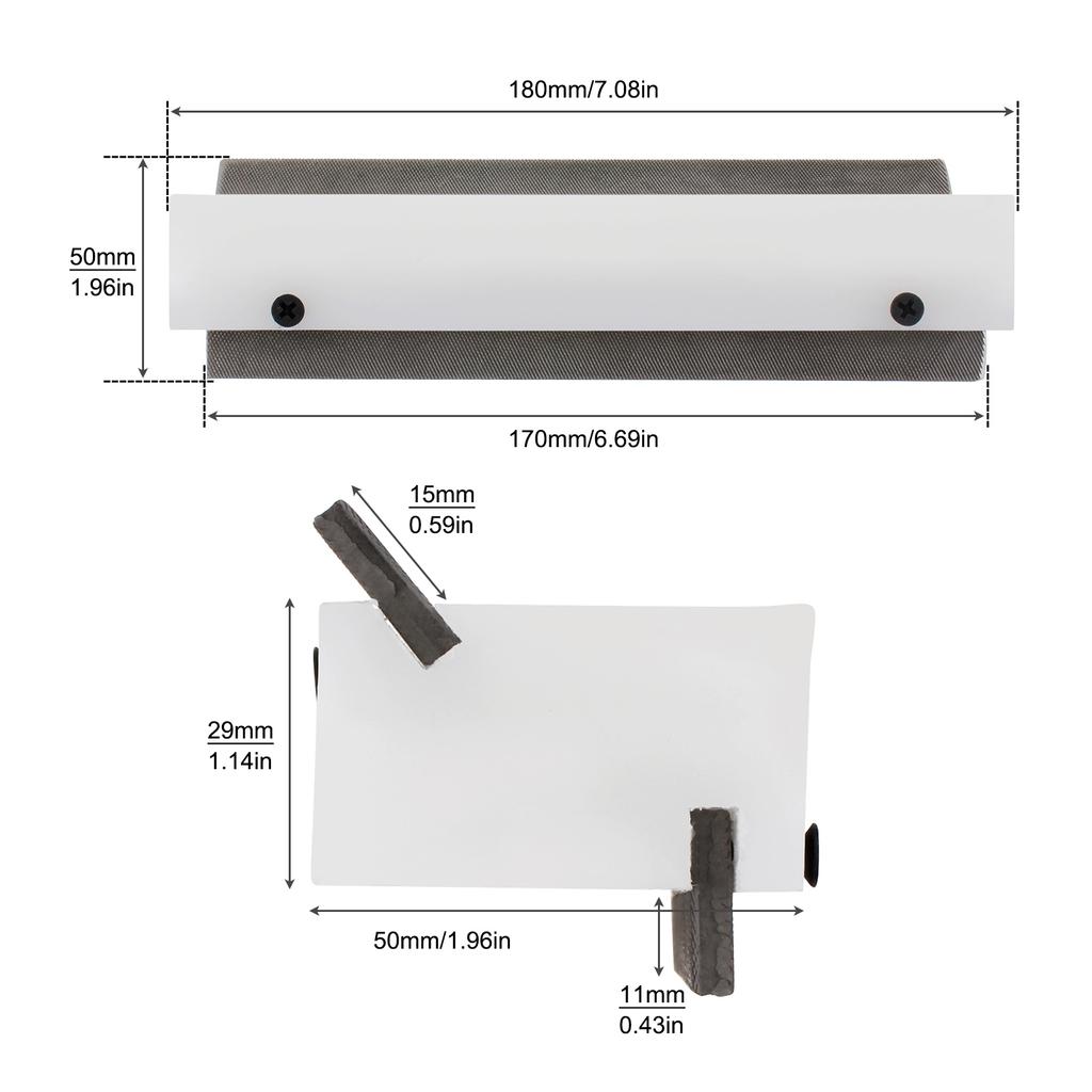 Длина 7 дюймов, 35 и 90 градусов, двухсторонняя напильник для скашивания концов ладов для акустической/электрической гитары, бас-гитары