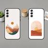 Минималистичная картина Чехол для телефона Samsung Galaxy A91,80,73,72 ,71,53,52,32 ,31,22,21s,20, Мягкий черный чехол