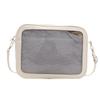 Solid Large Color Capacity Women Shoulder Bag With Compartment Transparent